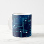 Mug Circuits dans l'espace (Devant gauche)
