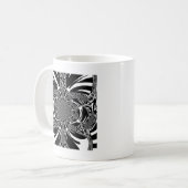 Mug Circulaire Zebra Kaleidoscope Art (Devant gauche)