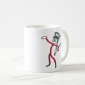 Mug Circus Ringmaster Stickman (Devant droit)