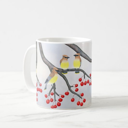 Mug cire de cèdre et crabes (Devant gauche)