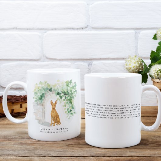 Mug Cirneco dell’Etna | Quote de chien et de race Wate