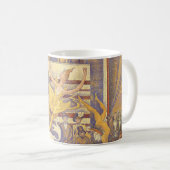 Mug Cirque de Georges Seurat, Pointillisme Vintage (Devant droit)