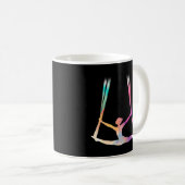 Mug Cirque de soie aérienne Yoga (Devant droit)