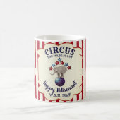 Mug Cirque vintage Elephant Drôle Retraite (Centre)