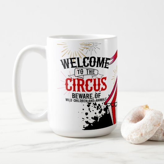 Mug Cirque Whimsical (Avec donut)