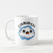 Mug Cirrus Météo Cirrus Cloud Pun (Gauche)