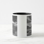 Mug Cirrus nuages au-dessus du lac Waterfowl, Banff (Centre)