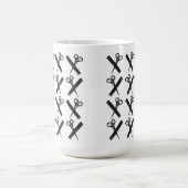Mug Ciseaux de coiffeur Peigne Salon de coiffure (Centre)