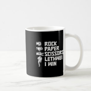 Mug Ciseaux de papier de boxe birmane Lethwei I Win L