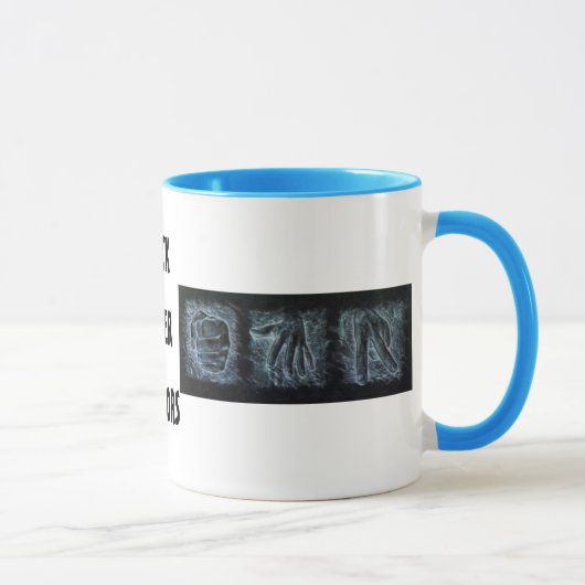 Mug Ciseaux de papier de roche (Droite)