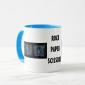 Mug Ciseaux de papier de roche (Devant gauche)