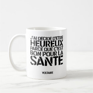 MUG: Citaat — Voltaire Koffiemok