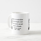 Mug Citation 15b d'Abraham Lincoln (Devant gauche)