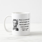 Mug Citation 15b d'Abraham Lincoln (Gauche)