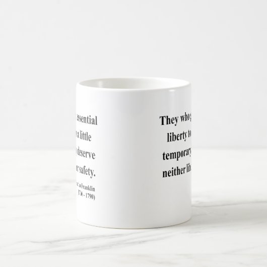 Mug Citation 1a de Ben Franklin (Centre)