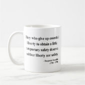 Mug Citation 1a de Ben Franklin (Gauche)