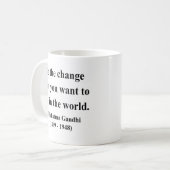 Mug Citation 1a de Gandhi (Devant gauche)