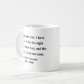 Mug Citation 1a de Nietzsche (Devant gauche)
