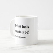 Mug Citation 1a de Shakespeare (Devant gauche)