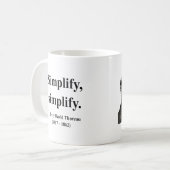 Mug Citation 1B de Thoreau (Devant gauche)