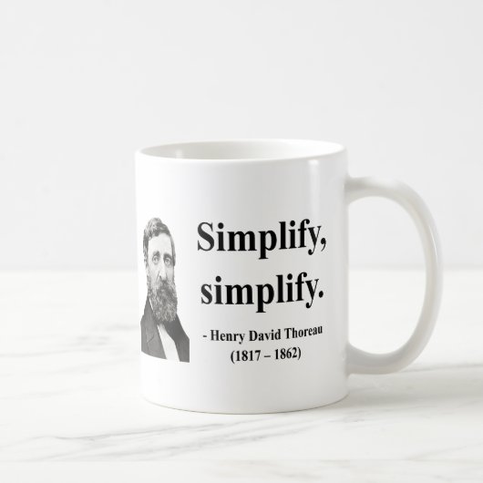 Mug Citation 1B de Thoreau (Droite)