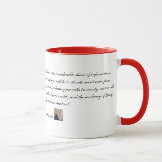 Mug Citation 2 d'Alexander Hamilton (Droite)