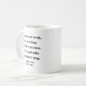 Mug Citation 2a de Robert Frost (Devant gauche)