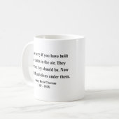 Mug Citation 2a de Thoreau (Devant gauche)