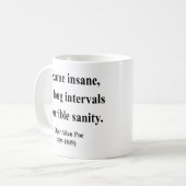 Mug Citation 2a d'Edgar Allen Poe (Devant gauche)