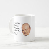 Mug Citation 2b de Winston Churchill (Devant gauche)