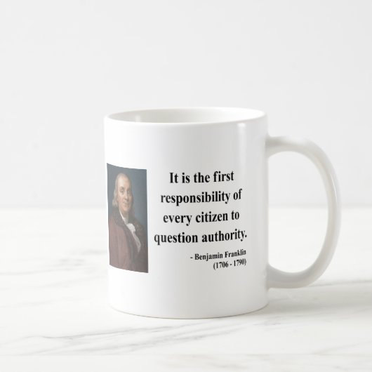 Mug Citation 3b de Ben Franklin (Droite)