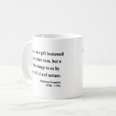 Mug Citation 4a de Ben Franklin (Devant gauche)