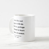 Mug Citation 4a de Thoreau (Devant gauche)