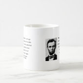 Mug Citation 5b d'Abraham Lincoln (Centre)