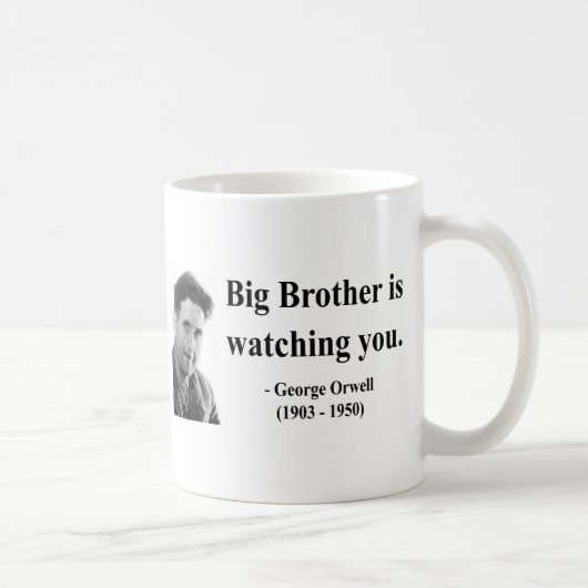 Mug Citation 5b de George Orwell (Droite)