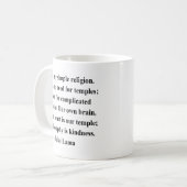 Mug citation 6a de Dalaï lama (Devant gauche)