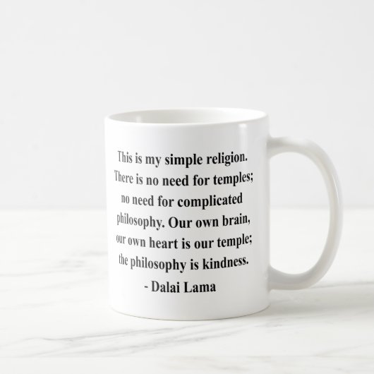 Mug citation 6a de Dalaï lama (Droite)