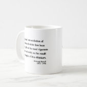 Mug Citation 7a de Bertrand Russell (Devant gauche)