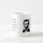 Mug Citation 8b d'Abraham Lincoln (Centre)
