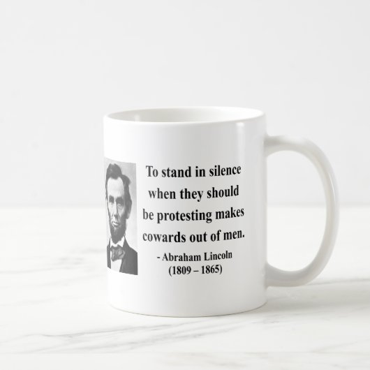 Mug Citation 8b d'Abraham Lincoln (Droite)