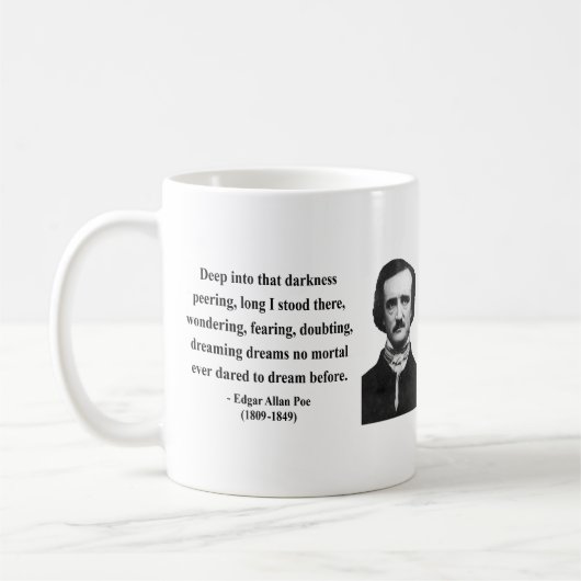 Mug Citation 8b d'Edgar Allen Poe (Gauche)