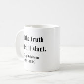 Mug Citation 9a d'Emily Dickinson (Devant gauche)