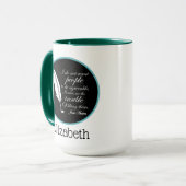 Mug Citation acceptable de Jane Austen (Devant gauche)