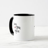Mug Citation Amour Plus Moderne Esthétique (Devant gauche)