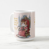 Mug Citation amusante Cute Cat Modern Shakespeare (Devant gauche)