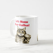Mug Citation amusante de chat Meow (Devant gauche)