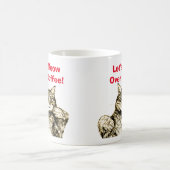 Mug Citation amusante de chat Meow (Centre)