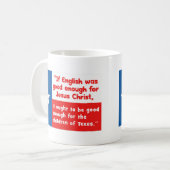 Mug Citation amusante de Jesus Texas (Devant gauche)