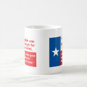 Mug Citation amusante de Jesus Texas (Centre)
