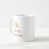 Mug Citation amusante de la perruche de perroquet d'oi (Devant gauche)